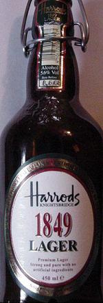 Harrods 1849 Lager image