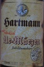 Hartmann Ur-märzen Jubiläumsbier image