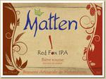 Matten Red Fox Ipa Bière Rousse image
