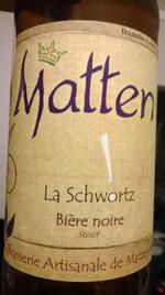 Matten la Schwortz Bière Noire Stout image